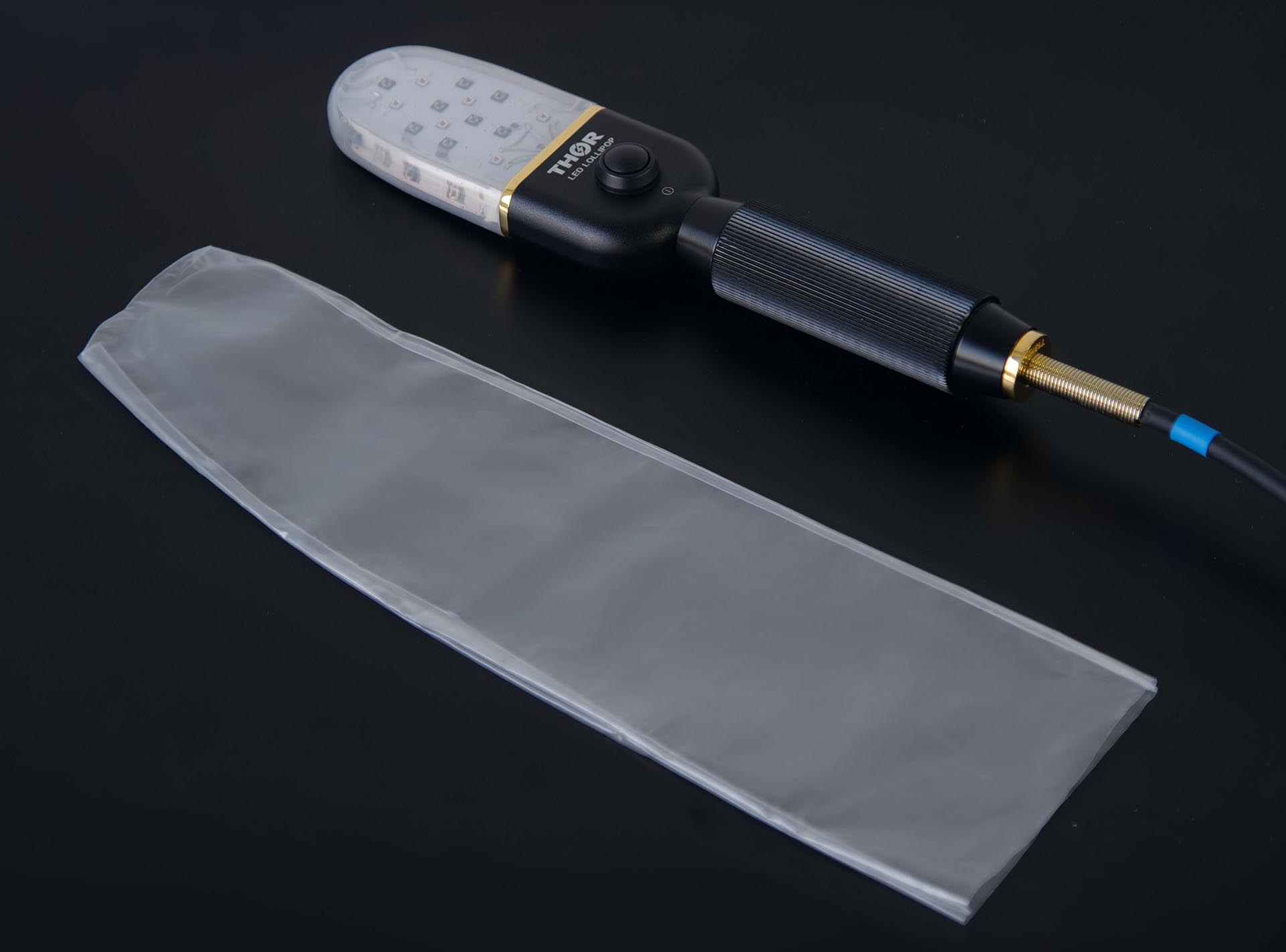 THOR LED Lollipop pictured with LED Lollipop Sleeve